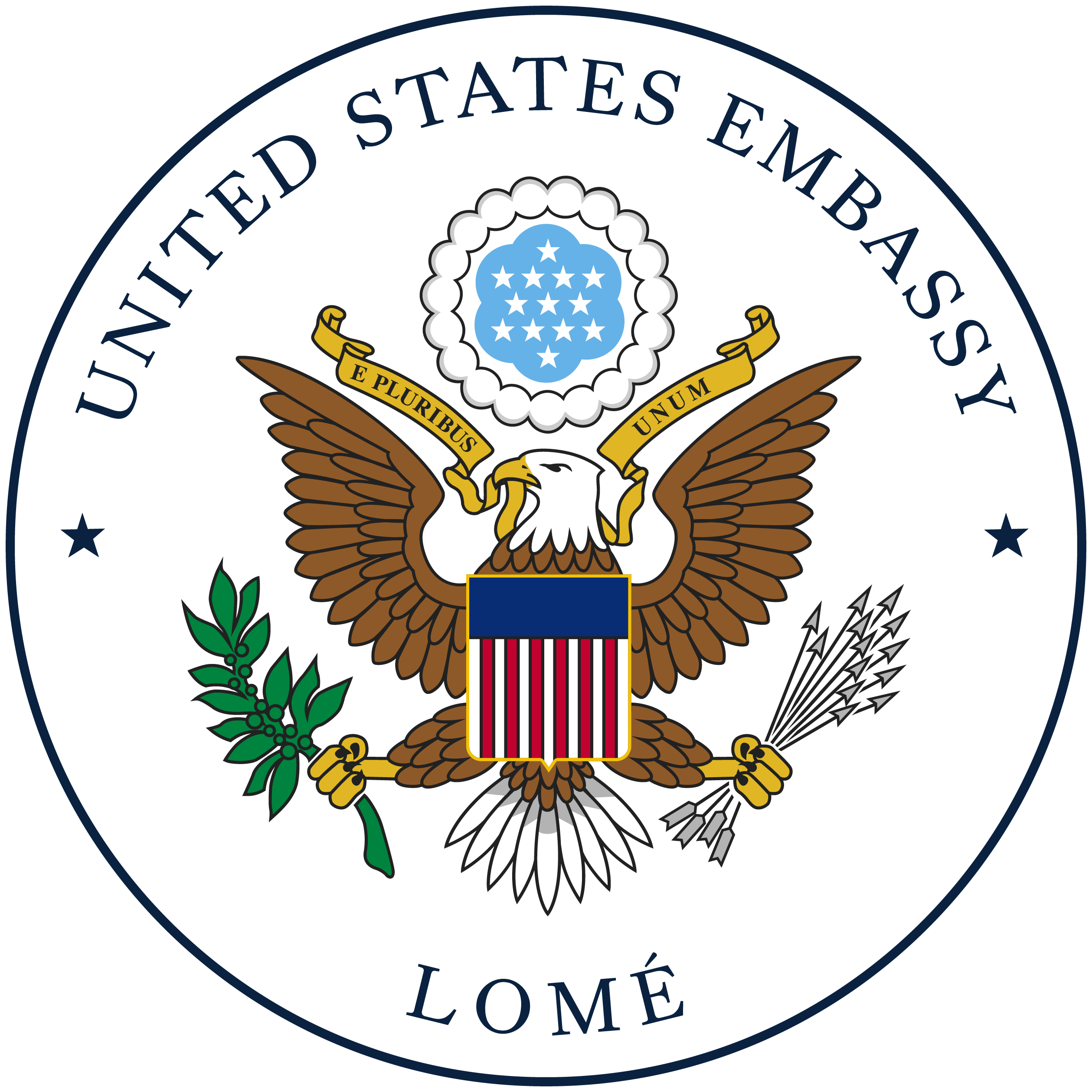 Logo Ambassade des USA de Lomé